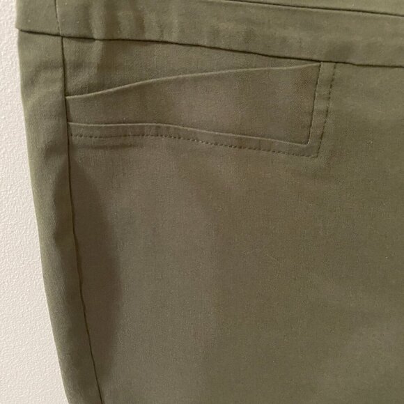 Renuar  Olive Green Pull on Pant - Picture 3 of 5